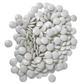 Japanese Go Stone Goishi Game Piece Vtg Traditional Igo White Resin Plastic GO99