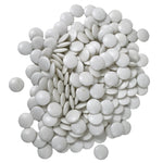 Japanese Go Stone Goishi Game Piece Vtg Traditional Igo White Resin Plastic GO99