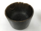 Japanese Go Stone Goishi Game Pieces Set Vtg Igo Brown Wood Bowls Shell GO101