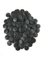 Japanese Go Stone Goishi Game Pieces Vtg Black Plastic Bowls Shell Stone GO85