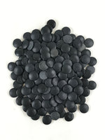 Japanese Go Stone Goishi Game Pieces Vtg Brown Wood Bowls Stone Shell GO83