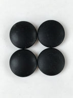 Japanese Go Stone Goishi Game Pieces Vtg Igo Brown Wooden Bowls Glass GO88