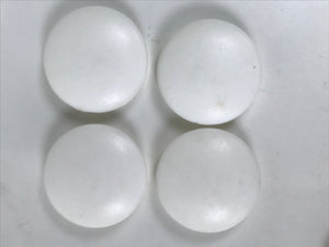 Japanese Go Stone Goishi Game Pieces Vtg Traditional Igo White Resin Plastic GO99