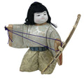 Japanese Gogatsu Ningyo Boy Festival Fabric Doll Kimekomi Kimono Sword Gold ST23