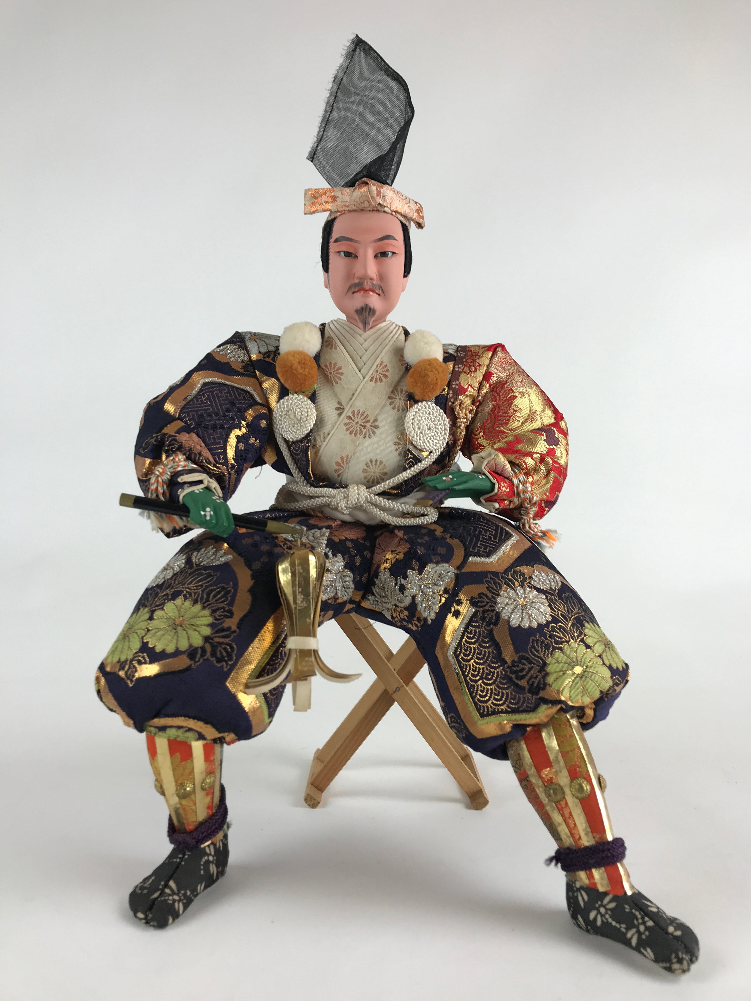 Japanese Gogatsu Ningyo Doll Samurai Boy's Day Festival Figurine Display ID498