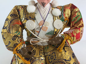 Japanese Gogatsu Ningyo Doll Samurai Vtg Boy's Day Festival Figurine Display ID4