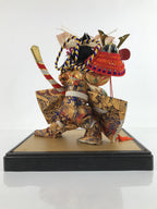 Japanese Gogatsu Ningyo Little Samurai Doll Vtg Boys Day Festival Display ID573
