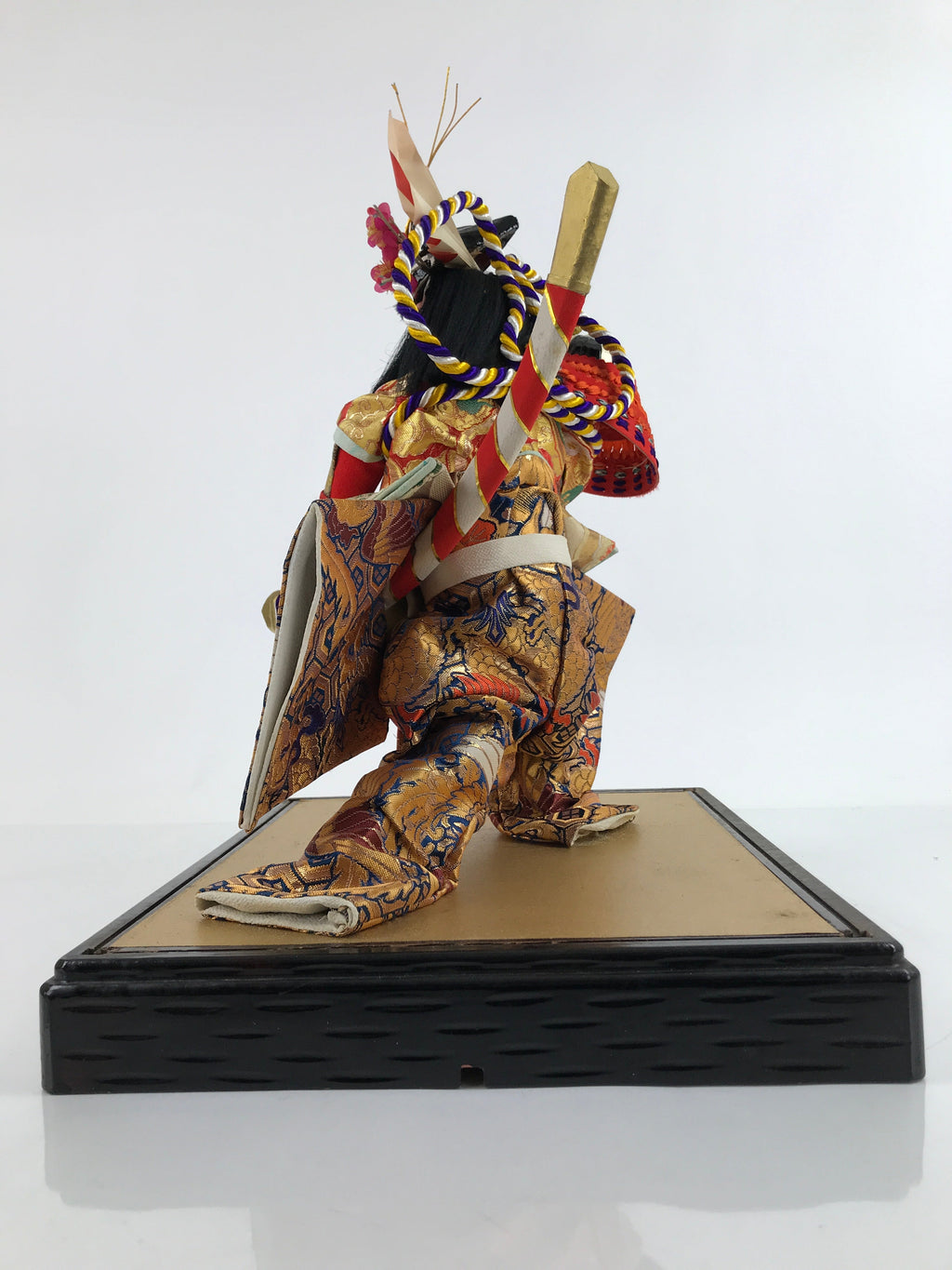 Japanese Gogatsu Ningyo Little Samurai Doll Vtg Boys Day Festival Display ID573