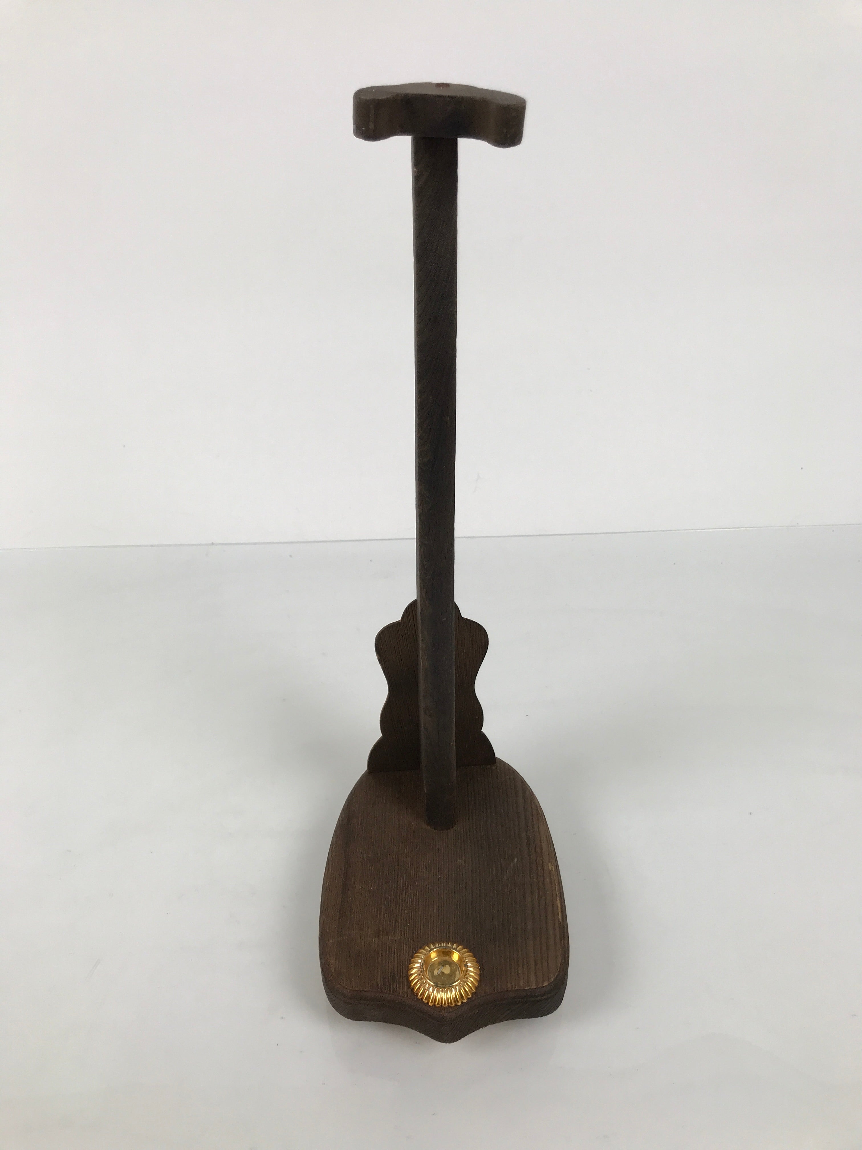 Japanese Gogatsu Ningyo Sword Wooden Display Stand Vtg Boys Day New Year ID687