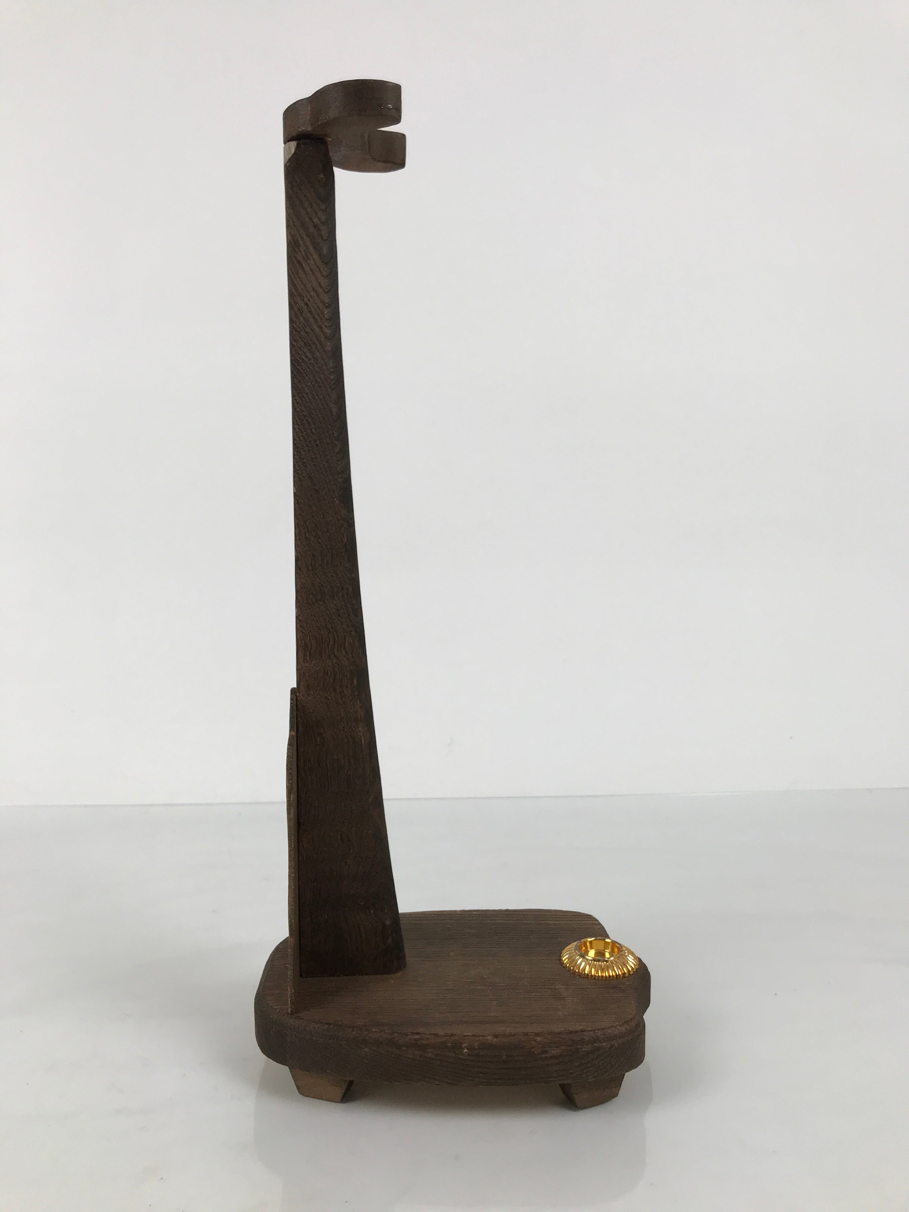 Japanese Gogatsu Ningyo Sword Wooden Display Stand Vtg Boys Day New Year ID687