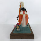 Japanese Gogatsu Ningyo White Horse Figurine Vtg Boys Day Festival Display ID559