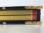 Japanese Gold Hina Doll Display Folding Screen Byobu Panel Vtg Furniture ID620
