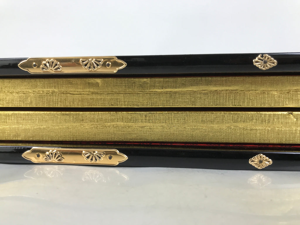 Japanese Gold Hina Doll Display Folding Screen Byobu Panel Vtg Furniture ID620