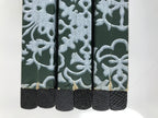 Japanese Gold Hina Doll Display Folding Screen Byobu Panel Vtg Furniture ID620