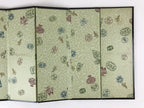 Japanese Gold Hina Doll Folding Screen Byobu Panel Vtg Miniature Furniture ID527