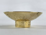 Japanese Golgen Sake Cup Sakazuki Guinomi Vtg 24K GP Tatsuki Shurine Jinjya JK54