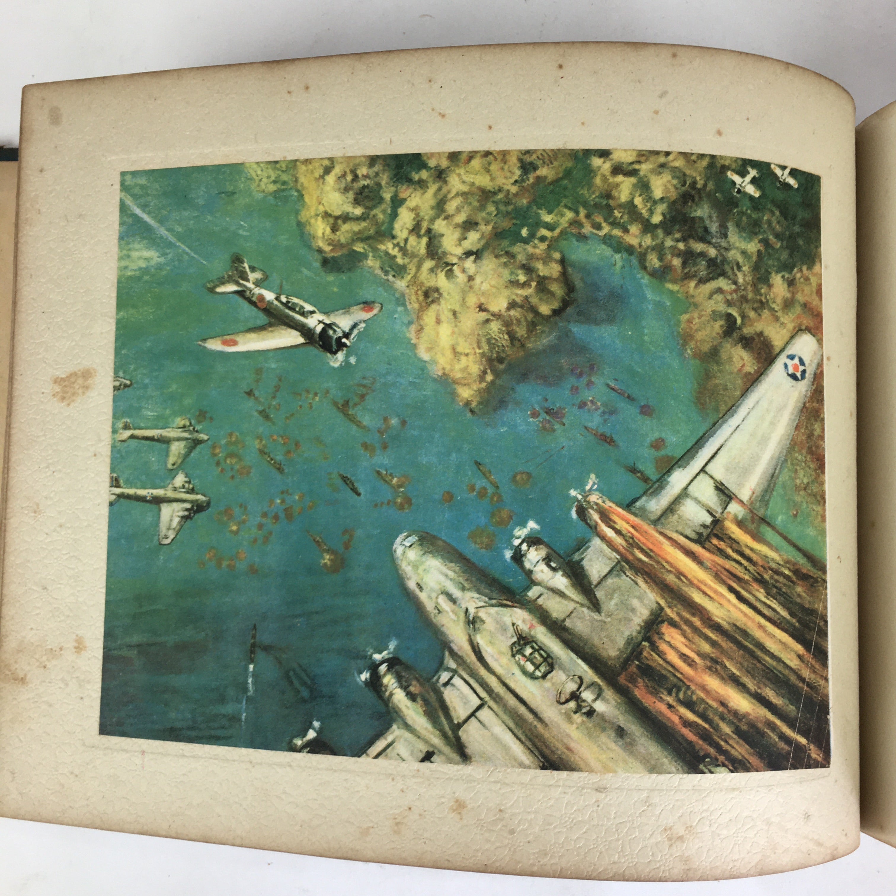 Japanese Great East Asia War Art book Vtg War Painting Collection Senso-ga AB121