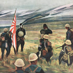 Japanese Great East Asia War Art book Vtg War Painting Collection Senso-ga AB121