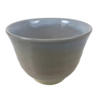 Japanese Hagi Ware Ceramic Yunomi Teacup Vtg Pottery Pink Gray Yakimono TC556