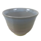 Japanese Hagi Ware Ceramic Yunomi Teacup Vtg Pottery Pink Gray Yakimono TC557