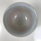 Japanese Hagi Ware Ceramic Yunomi Teacup Vtg Pottery Pink Gray Yakimono TC558