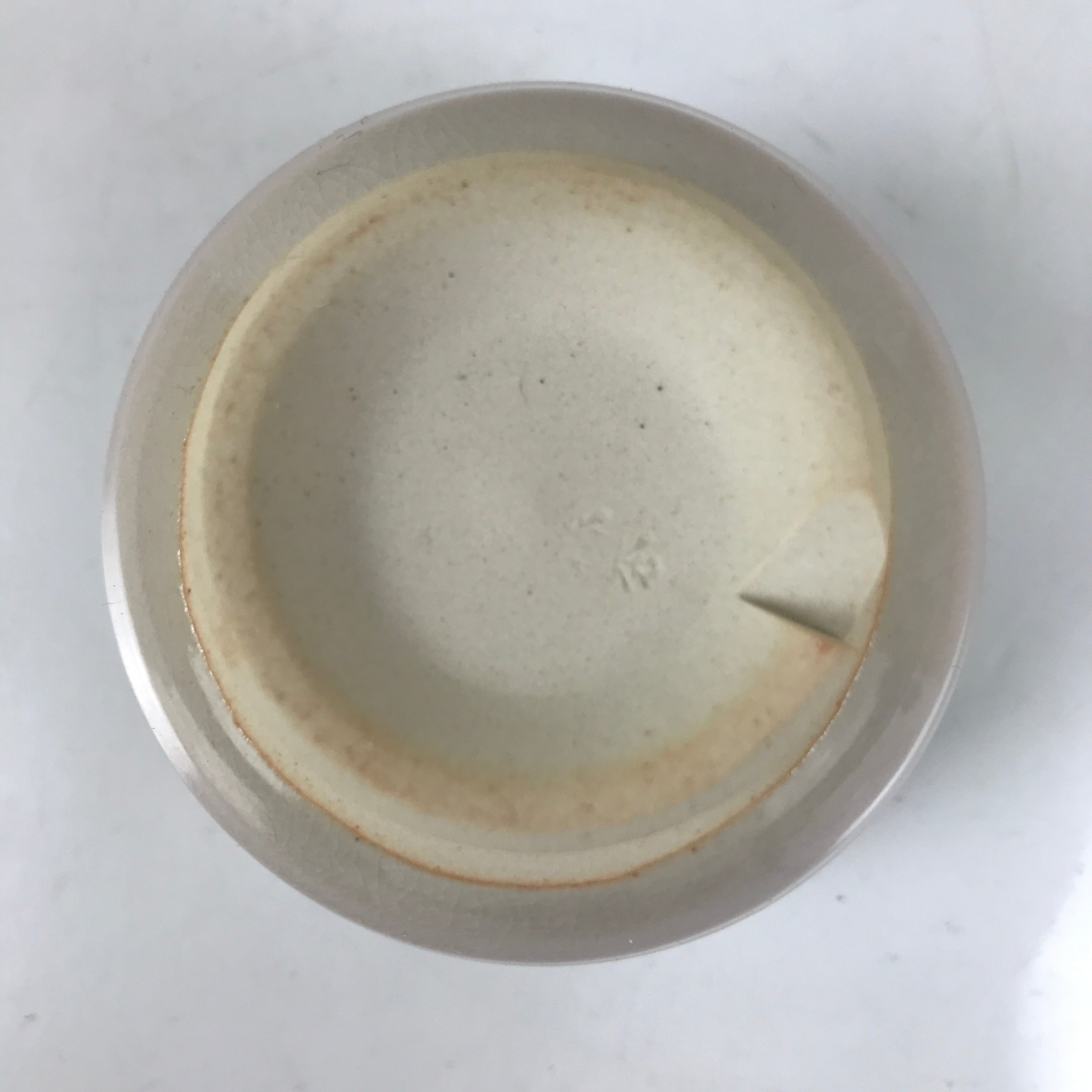Japanese Hagi Ware Ceramic Yunomi Teacup Vtg Pottery Pink Gray Yakimono TC558