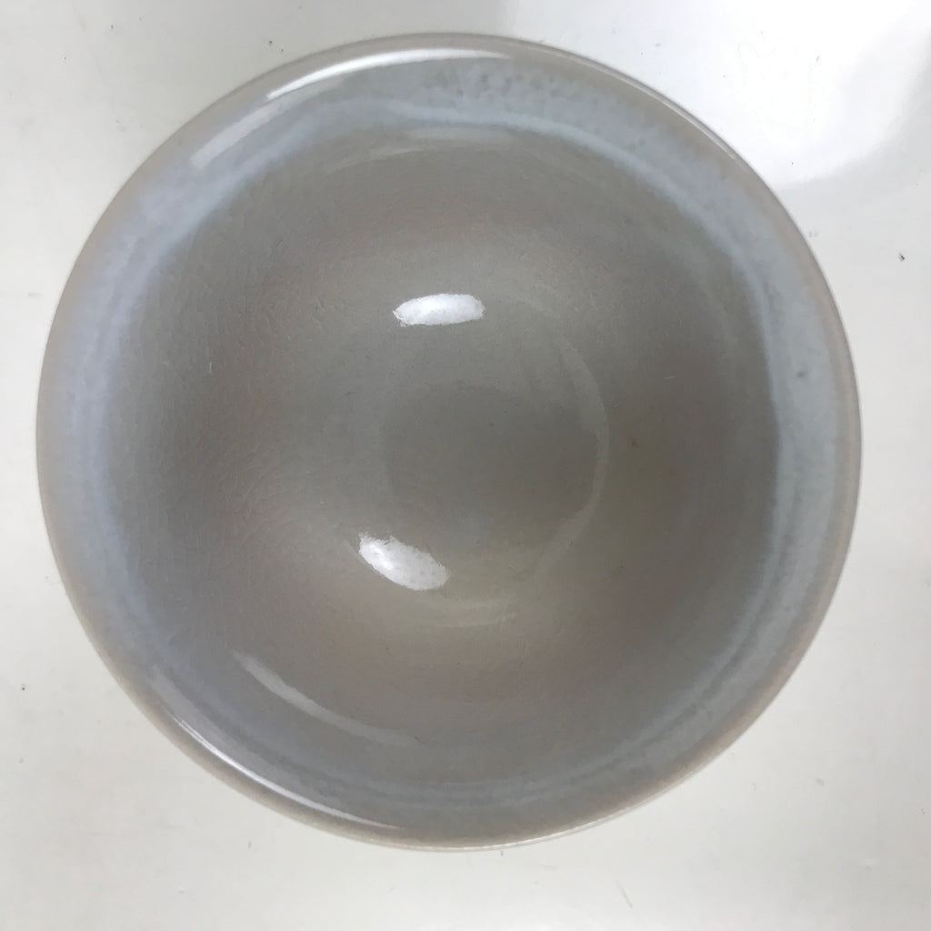 Japanese Hagi Ware Ceramic Yunomi Teacup Vtg Pottery Pink Gray Yakimono TC559