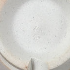 Japanese Hagi Ware Ceramic Yunomi Teacup Vtg Pottery Pink Gray Yakimono TC559