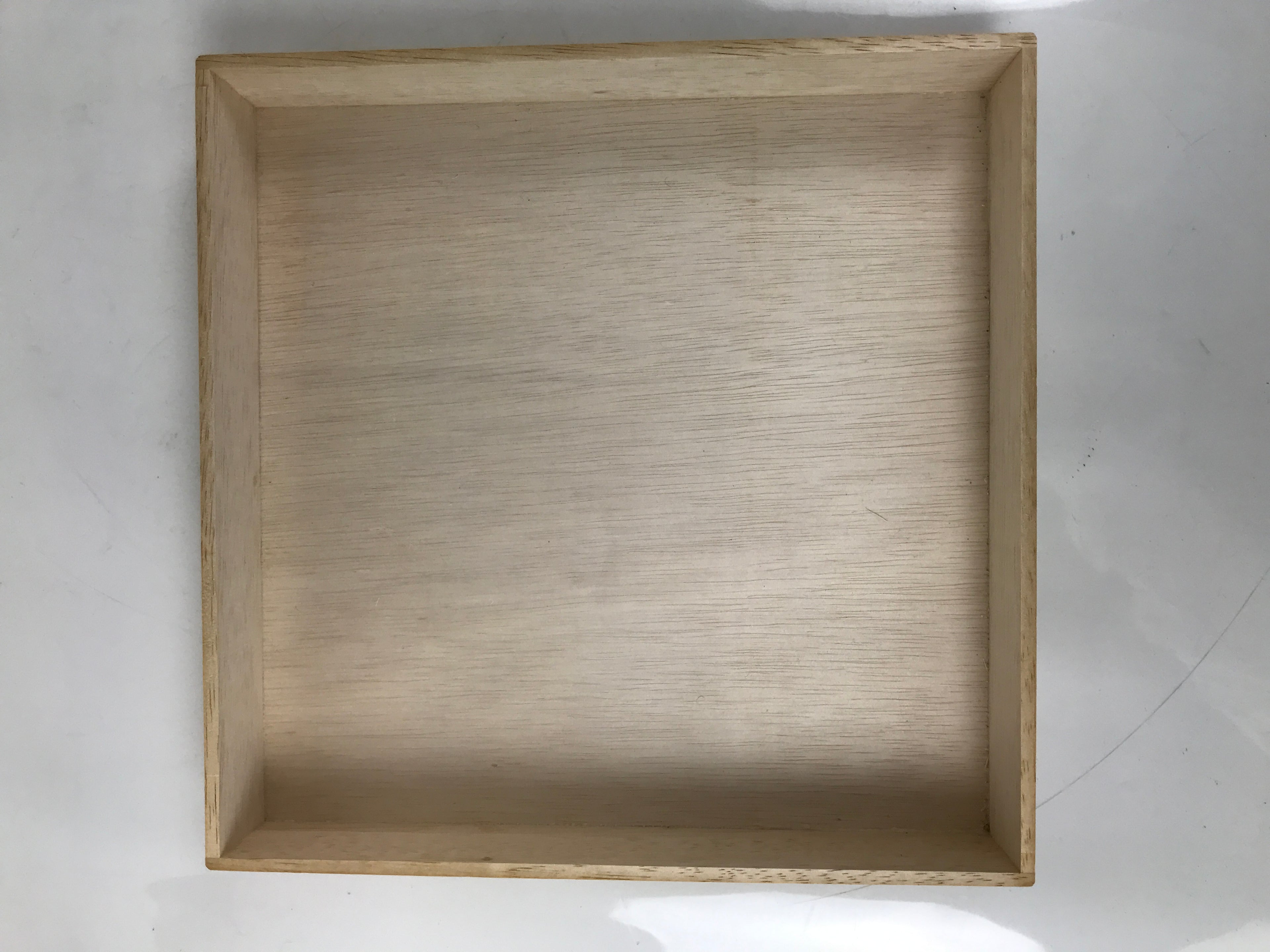 Japanese Hagi-yaki Ceramic Serving Dish Round Large Plate Box Orange White PX772