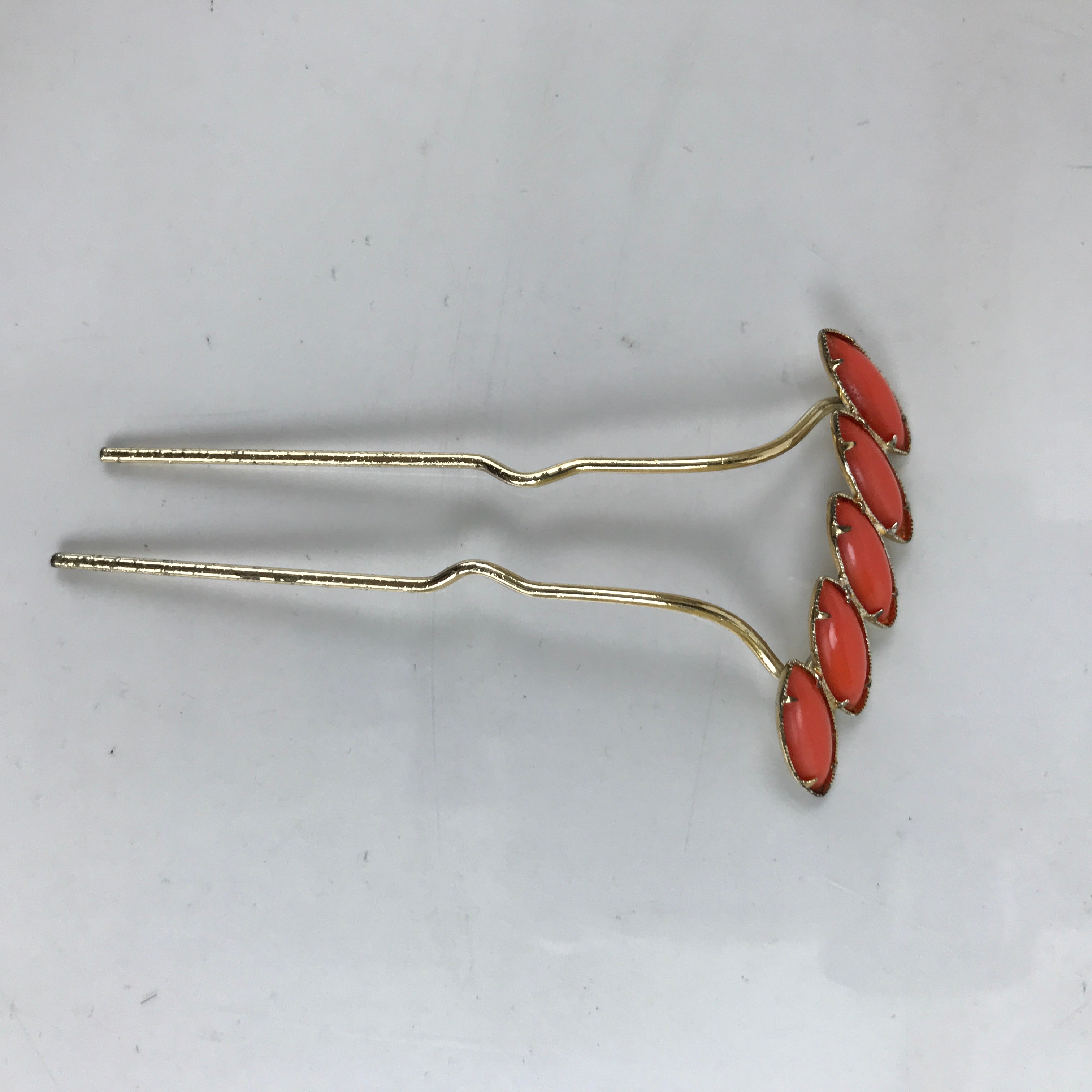 Japanese Hair Pin Kanzashi Kami-Kazari Women Kimono Accessory Kushi JK762