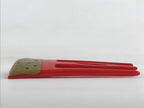 Japanese Hair Pin Kanzashi Kami-Kazari Women Kimono Accessory Red Kushi JK518