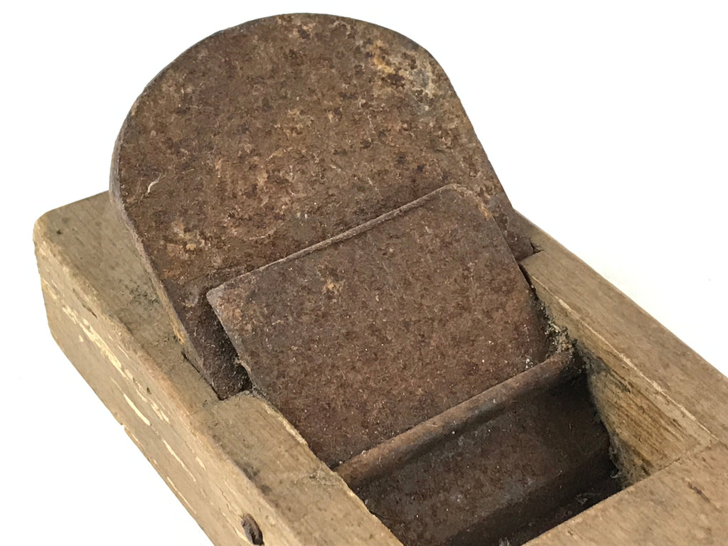 Japanese Hand Plane Hira Kanna Smoothing Vtg Wood Tool 100mm Steel Blade K461