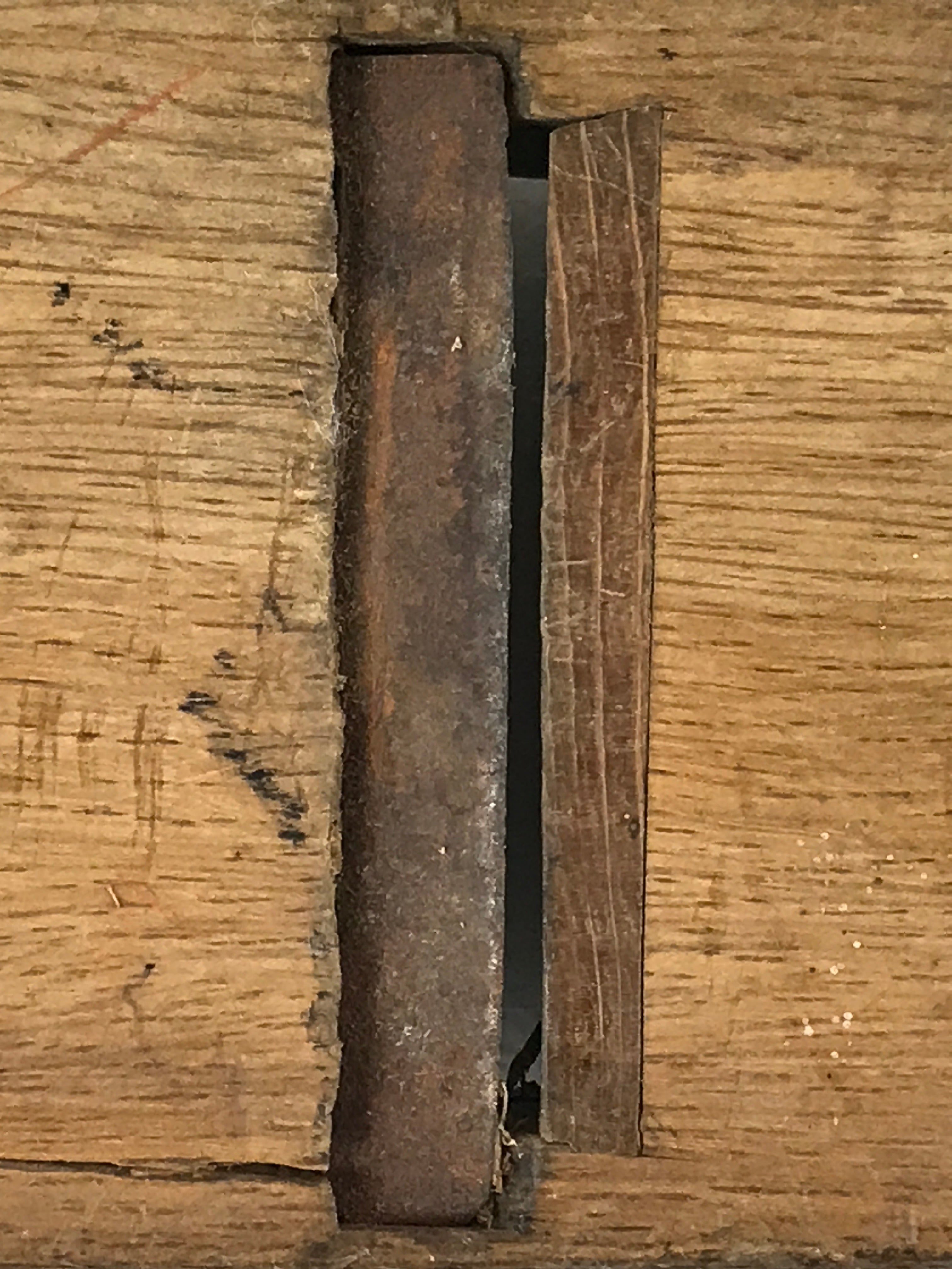 Japanese Hand Plane Hira Kanna Smoothing Vtg Wood Tool 55mm Steel Blade K452