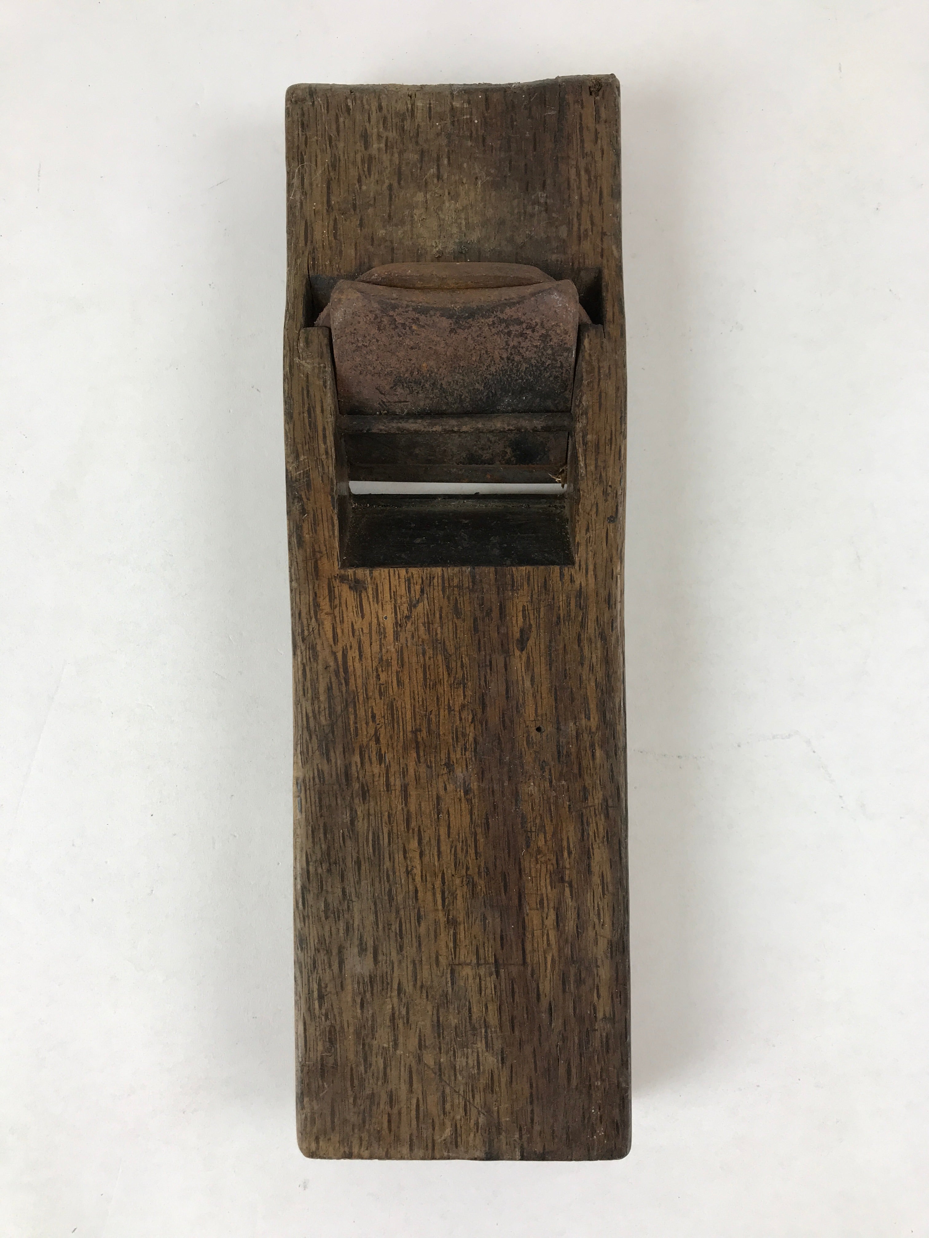 Japanese Hand Plane Hira Kanna Smoothing Vtg Wood Tool 55mm Steel Blade K453