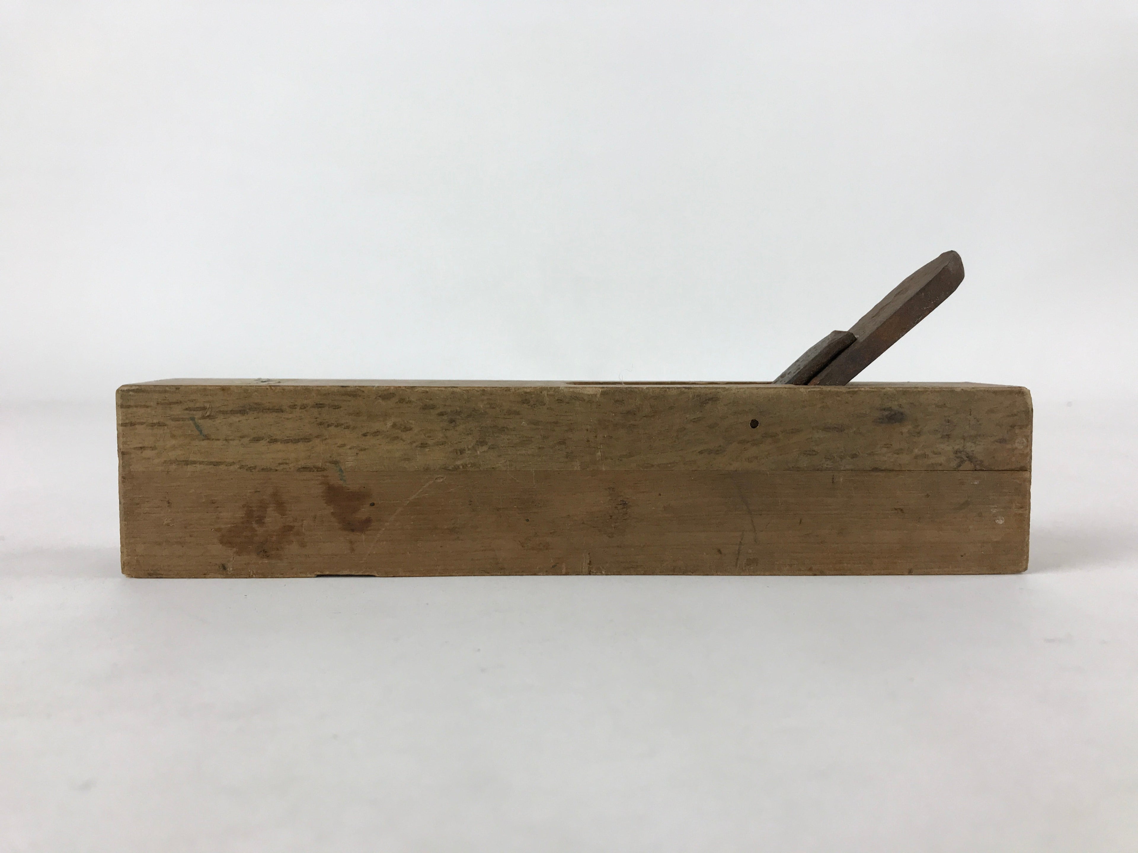 Japanese Hand Plane Hira Kanna Smoothing Vtg Wood Tool 85mm Steel Blade K471