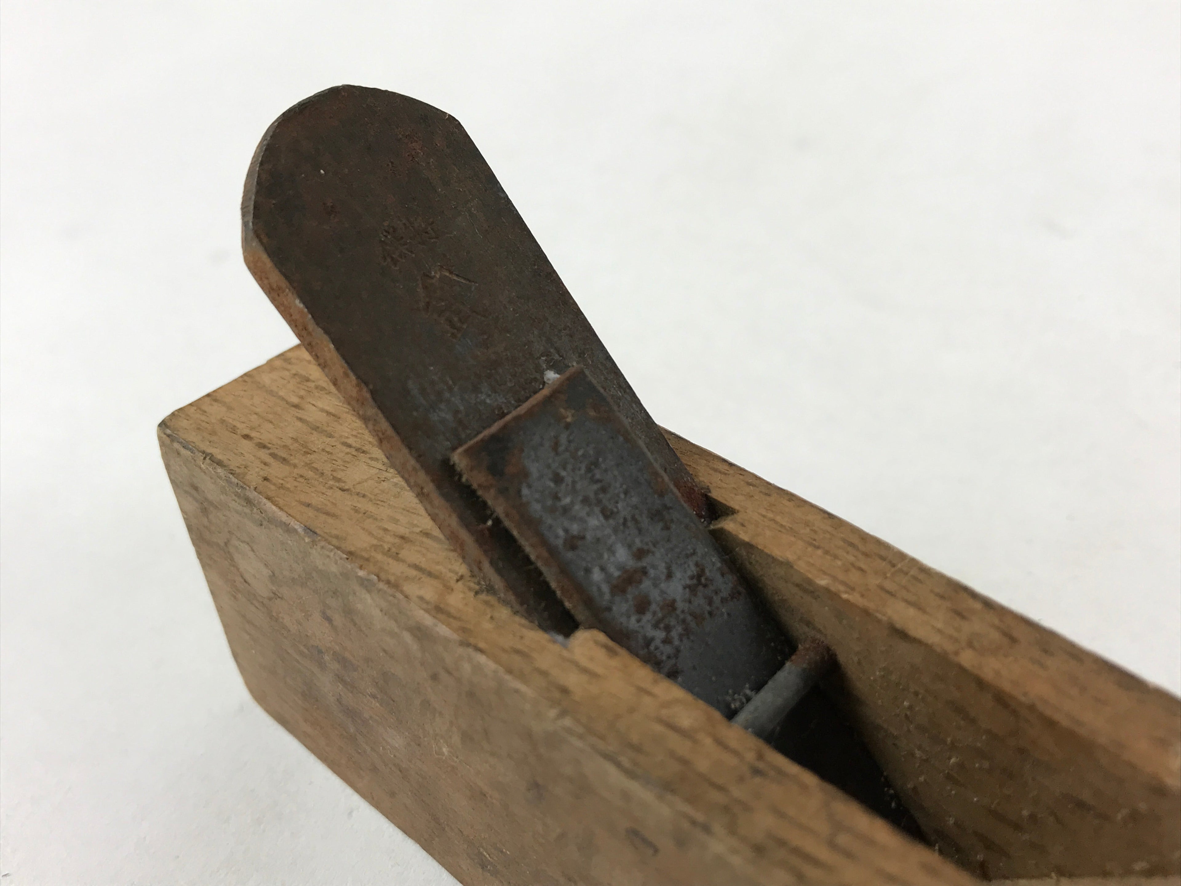 Japanese Hand Plane Hira Kanna Smoothing Vtg Wood Tool 85mm Steel Blade K471