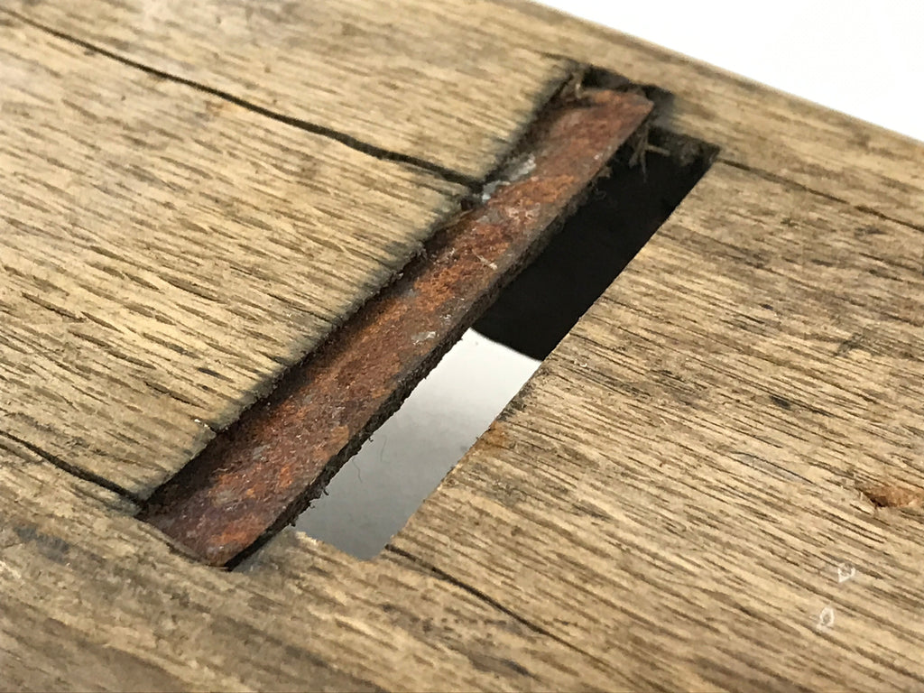 Japanese Hand Plane Hira Kanna Smoothing Vtg Wood Tool 90mm Steel Blade K460