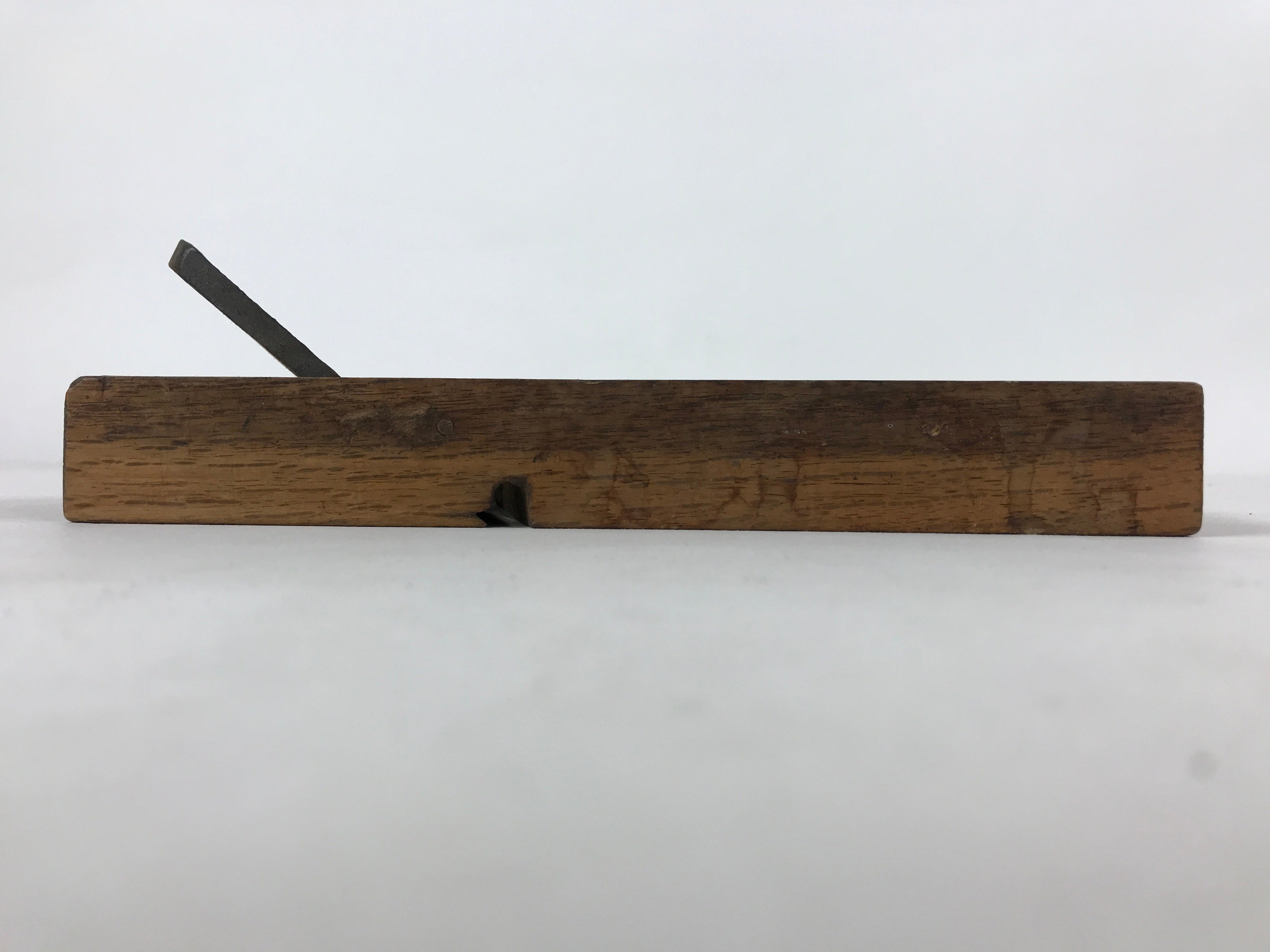 Japanese Hand Plane Hira Kanna Smoothing Vtg Wood Tool 90mm Steel Blade K464