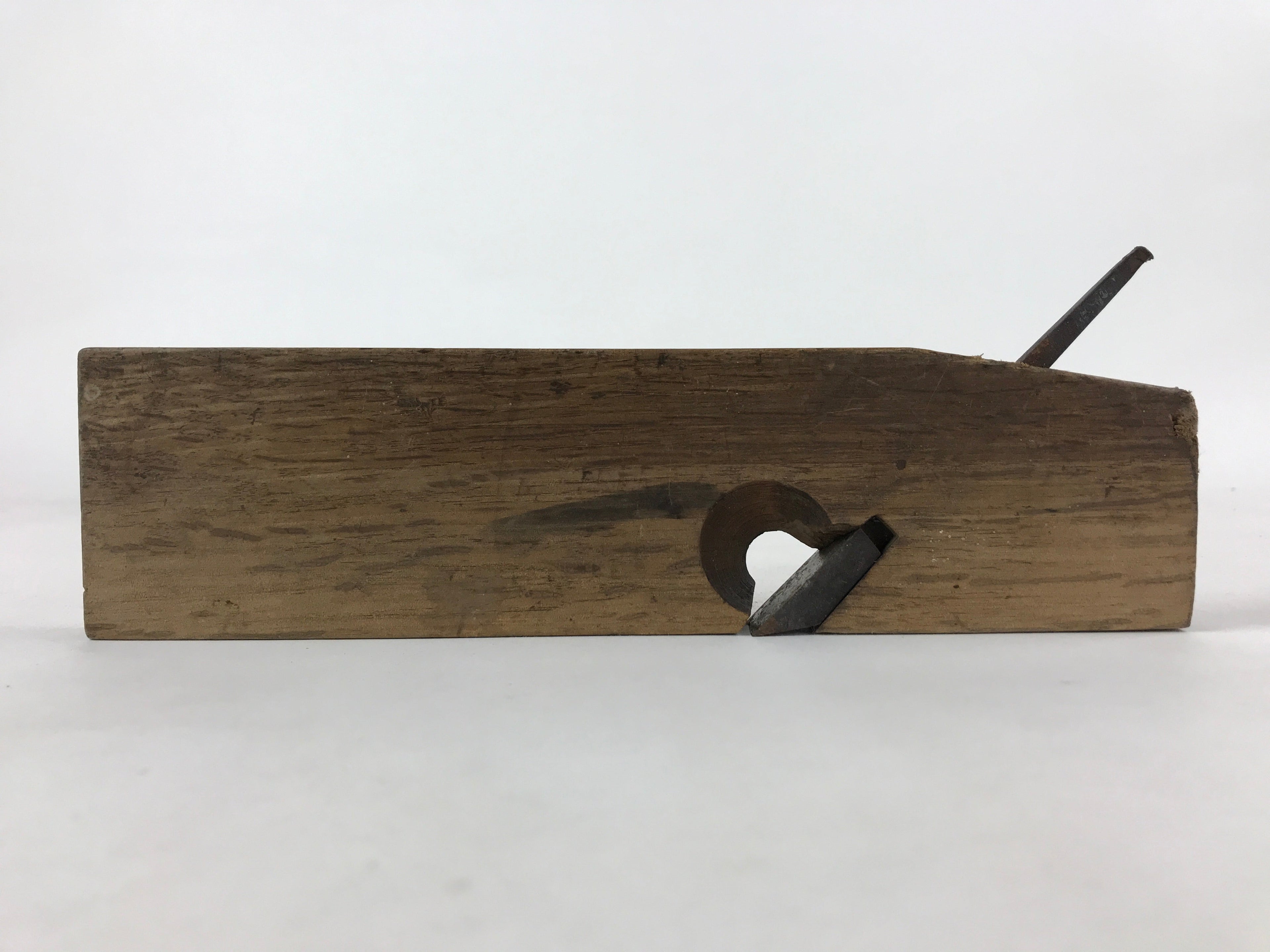 Japanese Hand Plane Sakuri Kanna Smoothing Vtg Wood Tool 120mm Steel Blade K468