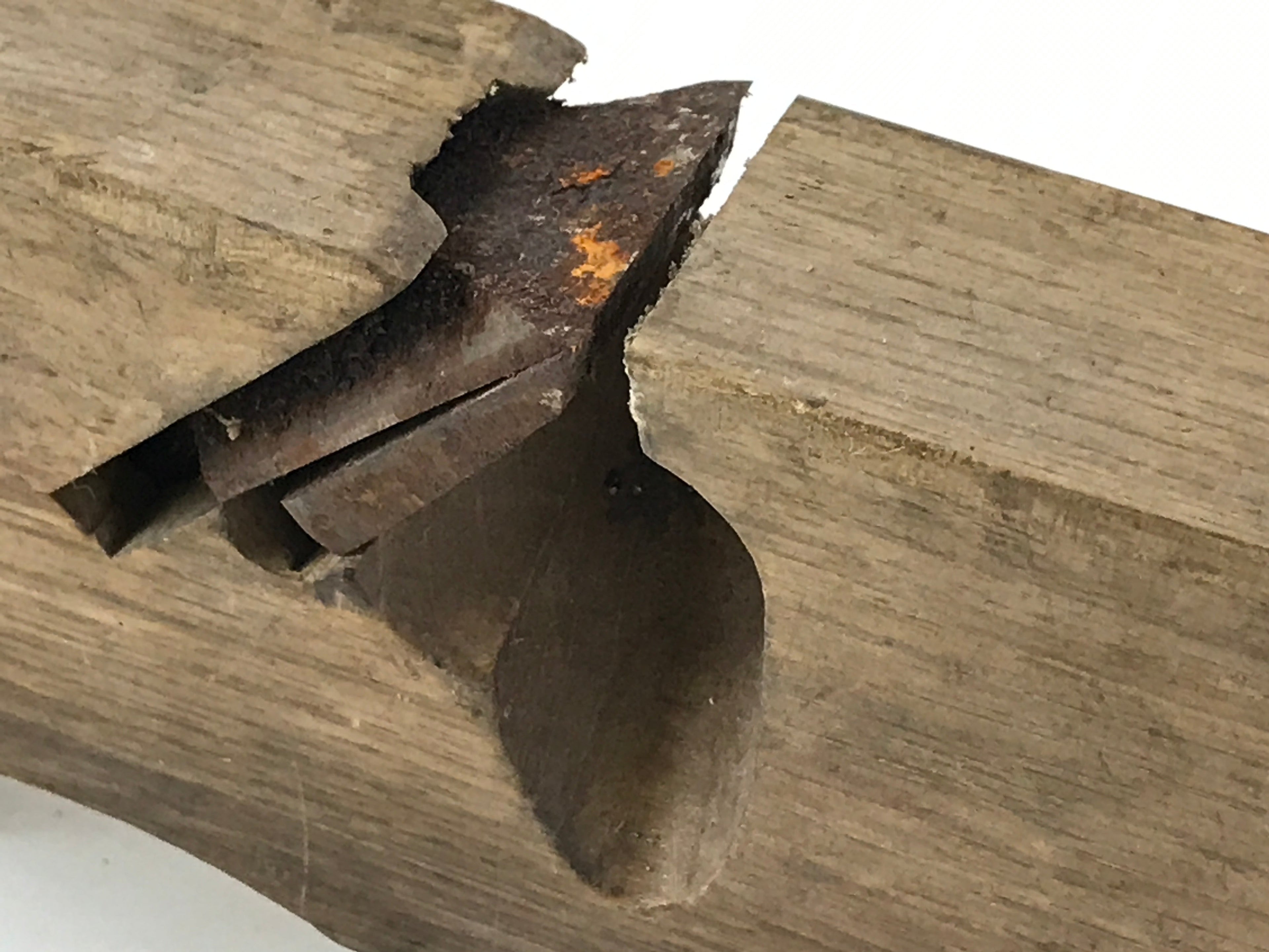 Japanese Hand Plane Sakuri Kanna Smoothing Vtg Wood Tool 140mm Steel Blade K466