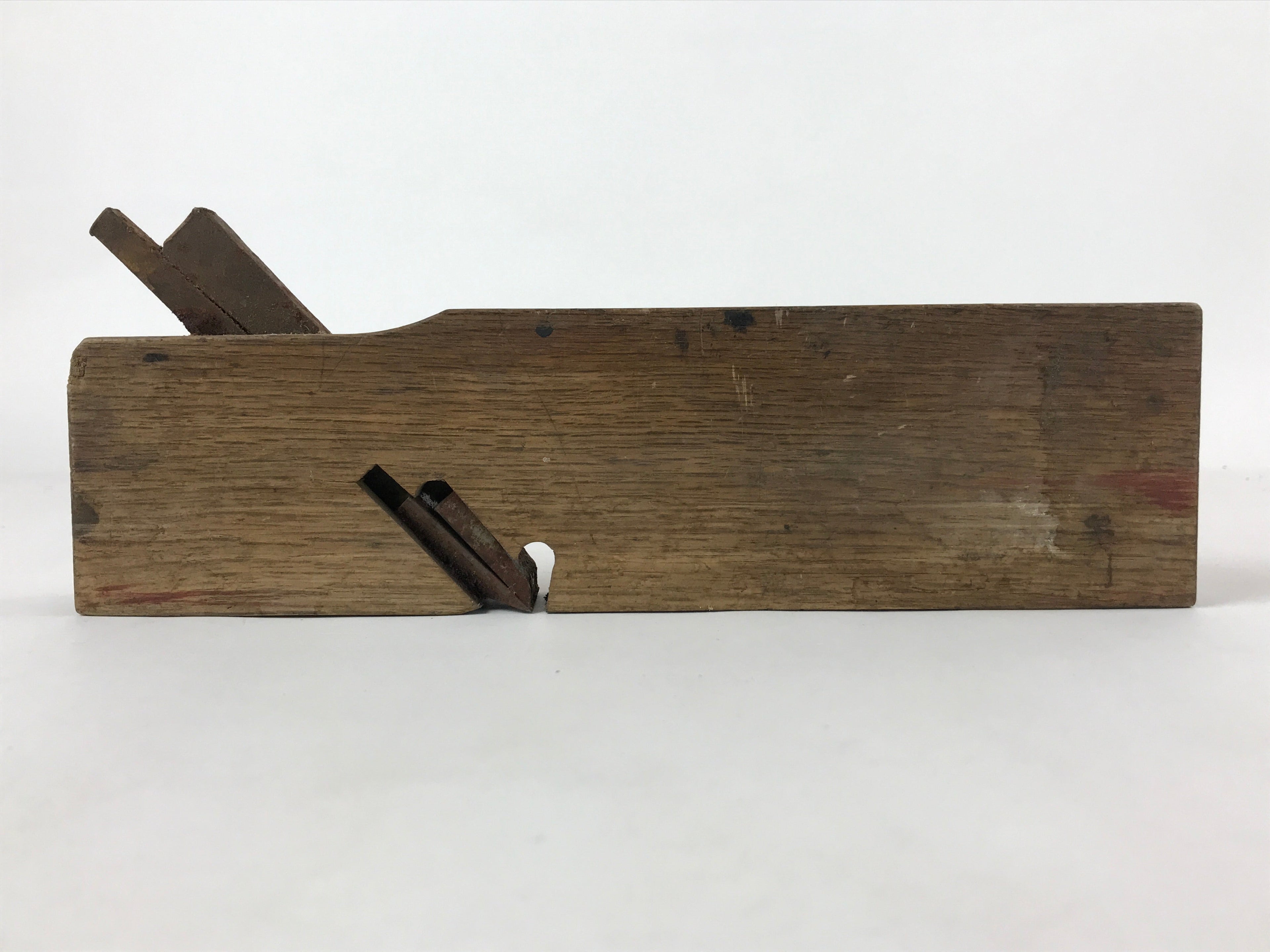 Japanese Hand Plane Sakuri Kanna Smoothing Vtg Wood Tool 140mm Steel Blade K466