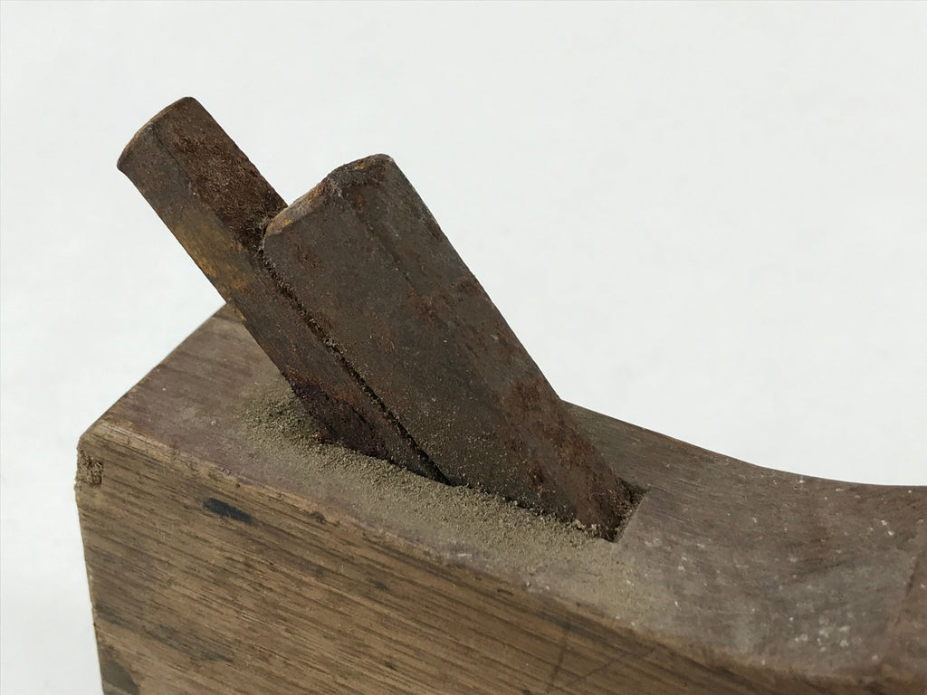 Japanese Hand Plane Sakuri Kanna Smoothing Vtg Wood Tool 140mm Steel Blade K466