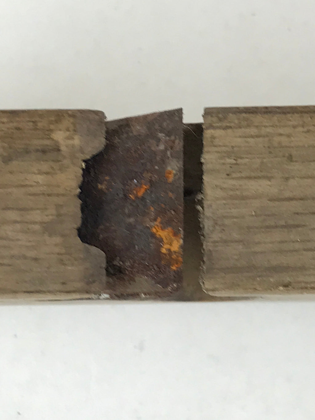 Japanese Hand Plane Sakuri Kanna Smoothing Vtg Wood Tool 140mm Steel Blade K466