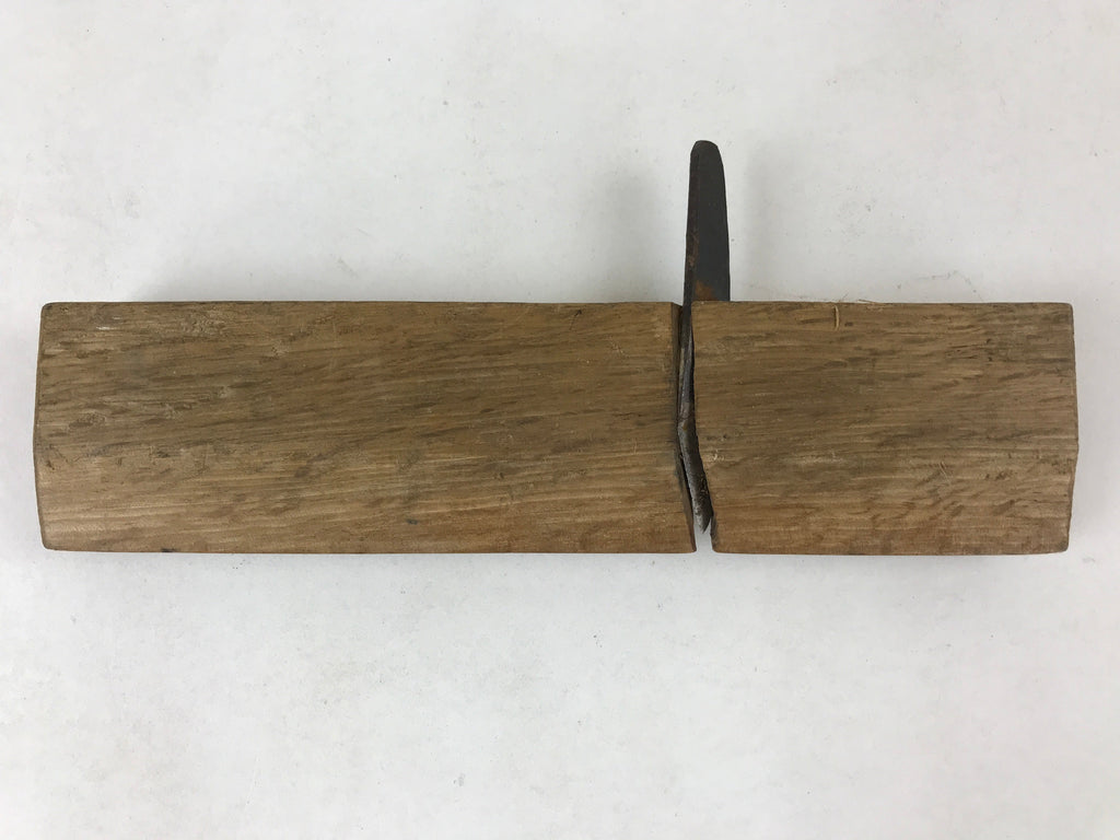 Japanese Hand Plane Sakuri Kanna Smoothing Vtg Wood Tool 85mm Steel Blade K470