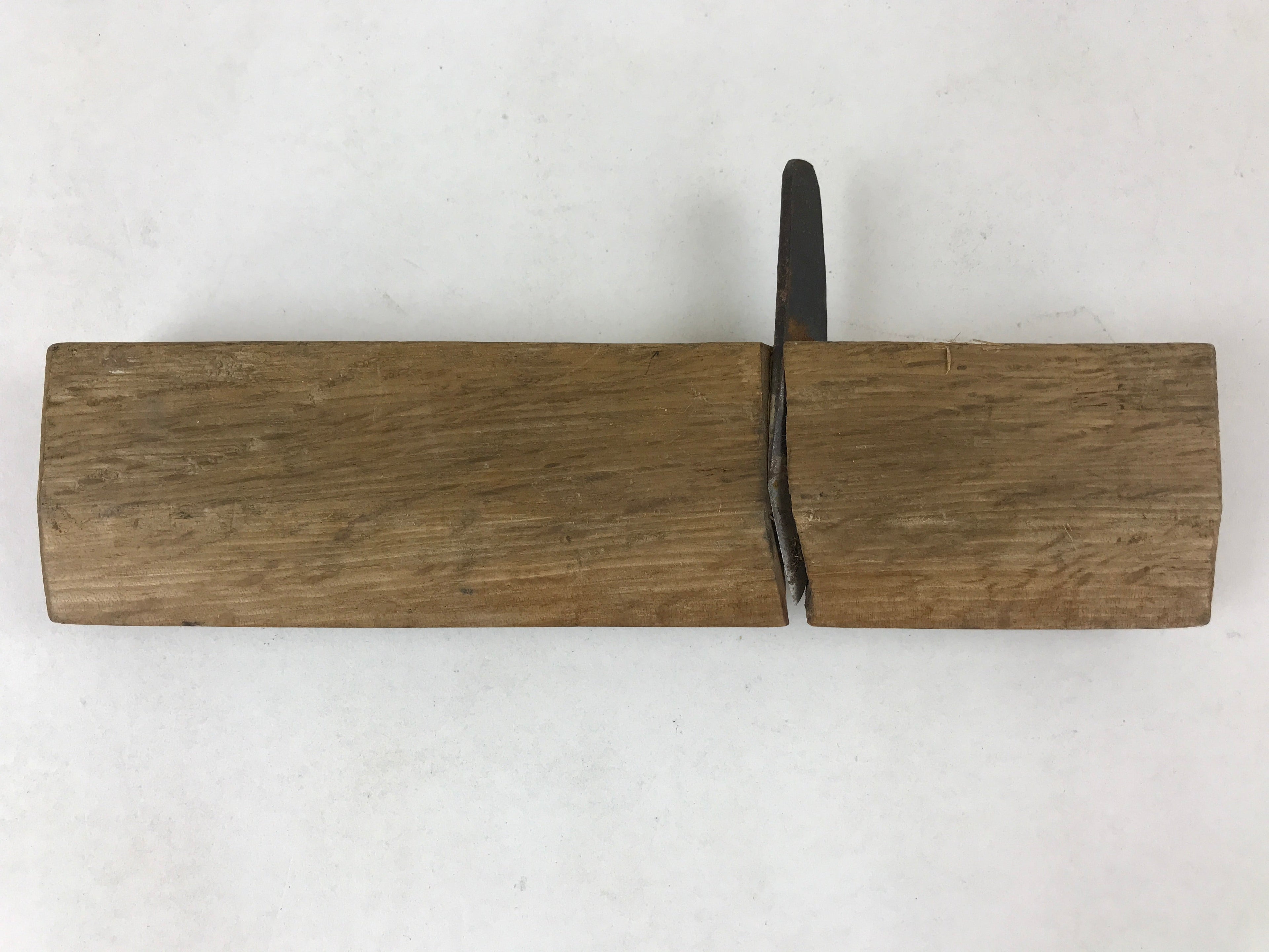 Japanese Hand Plane Sakuri Kanna Smoothing Vtg Wood Tool 85mm Steel Blade K470