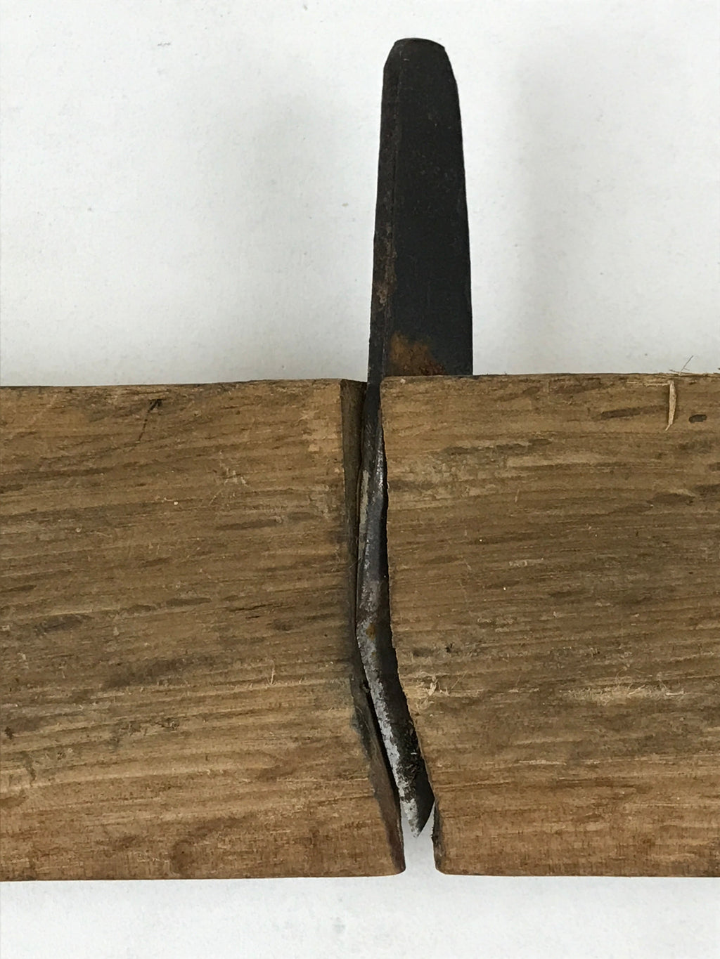 Japanese Hand Plane Sakuri Kanna Smoothing Vtg Wood Tool 85mm Steel Blade K470