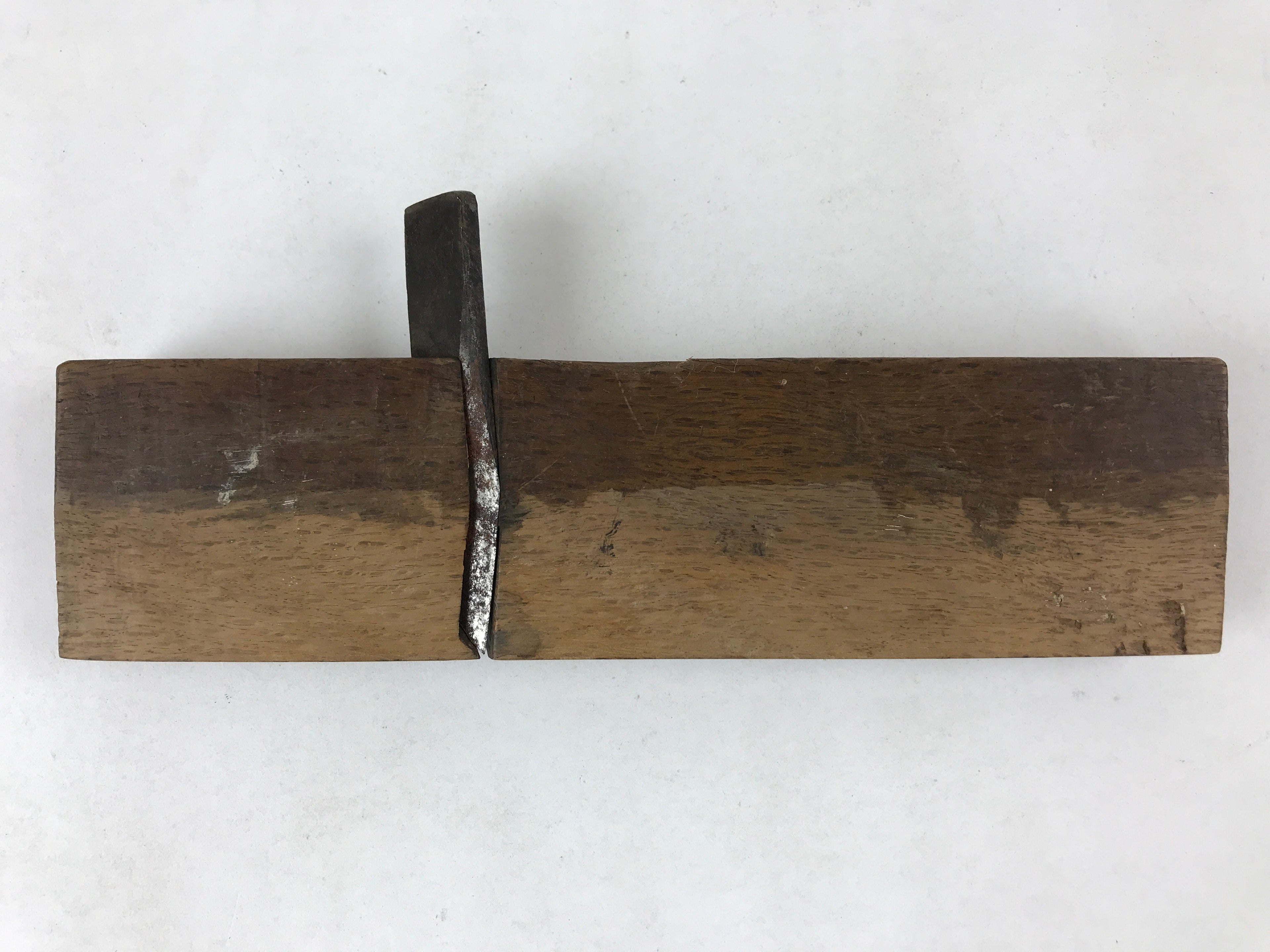 Japanese Hand Plane Sakuri Kanna Smoothing Vtg Wood Tool 95mm Steel Blade K469