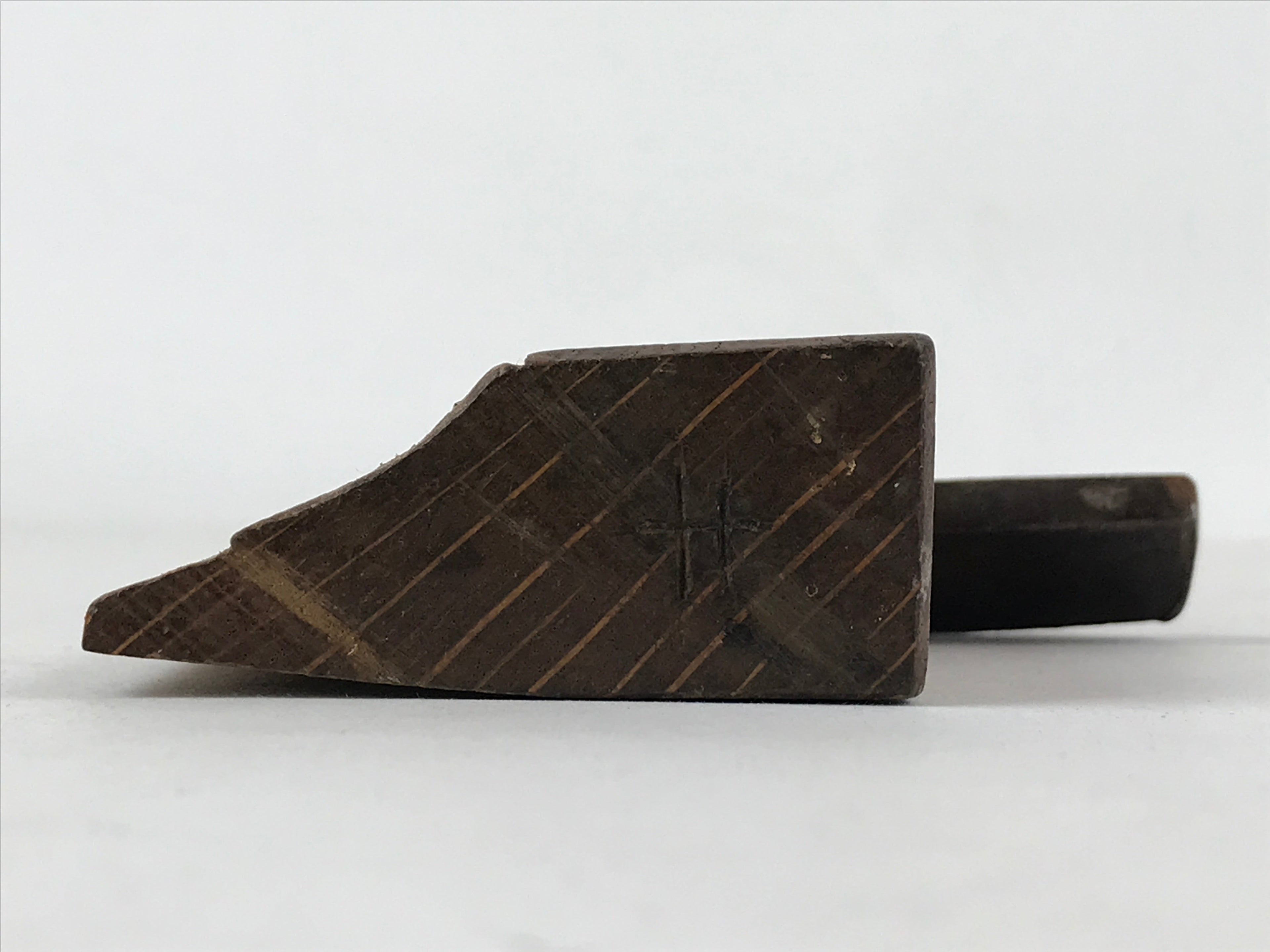Japanese Hand Plane Sakuri Kanna Smoothing Vtg Wood Tool 95mm Steel Blade K469