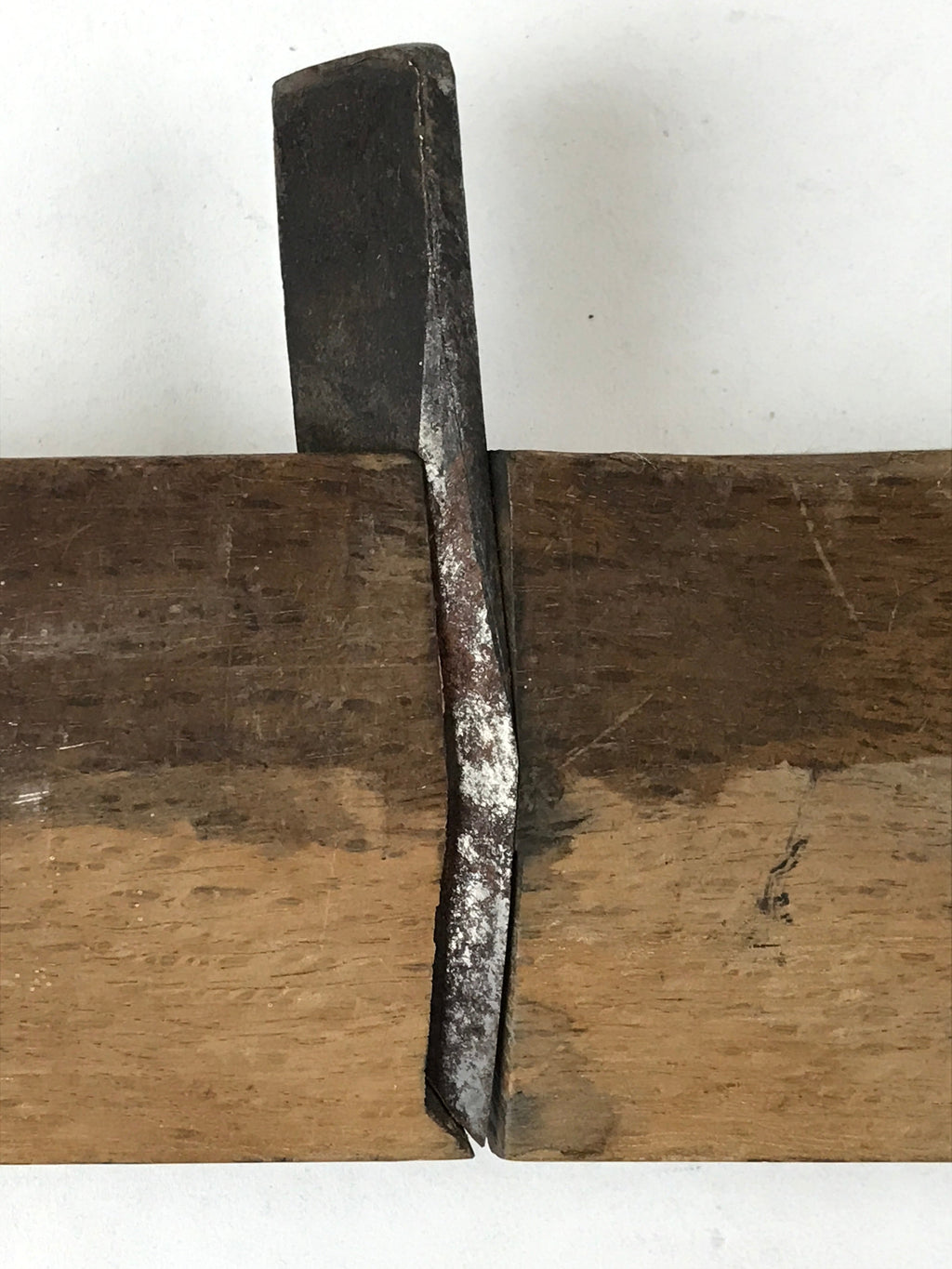 Japanese Hand Plane Sakuri Kanna Smoothing Vtg Wood Tool 95mm Steel Blade K469
