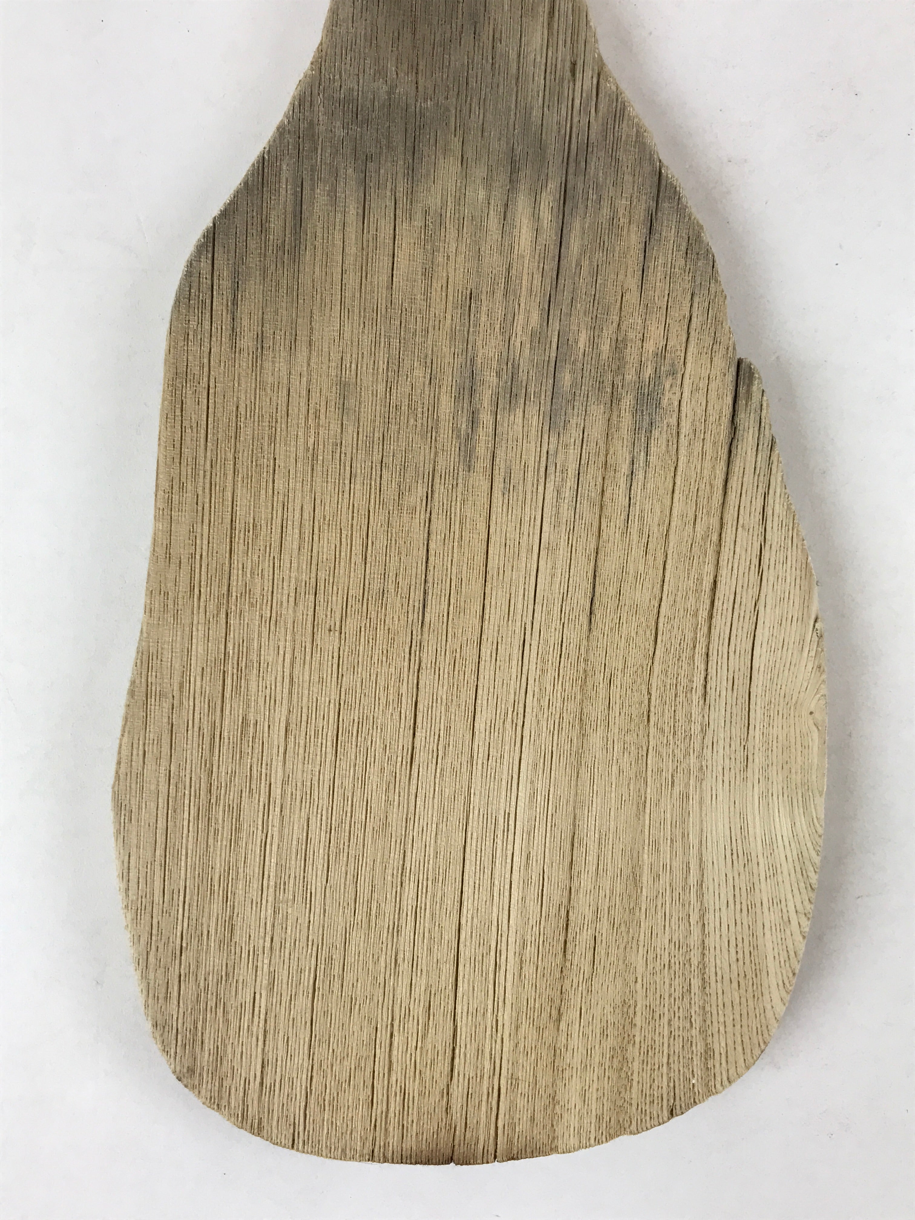 Japanese Hand-carved Wooden Rice Paddle Shamoji Vtg Large Spoon Brown JK614